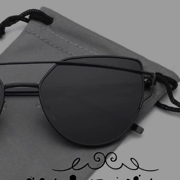 Sojos sunglasses black Twin-Beams Cat Eye - Picture 2 of 7